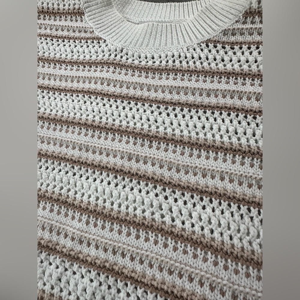 Varley Ciara Stripe Knit Top Small EUC - Picture 7 of 9